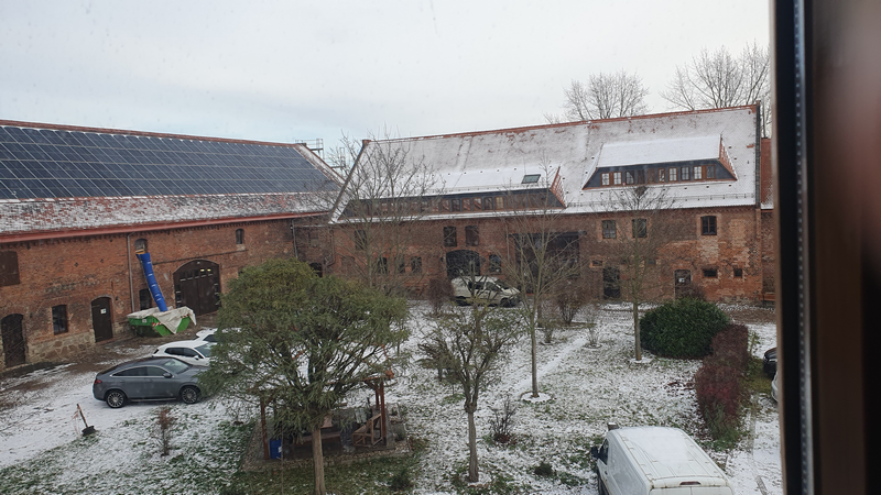 Beköszöntött a tél Gut Wehlitzbe is