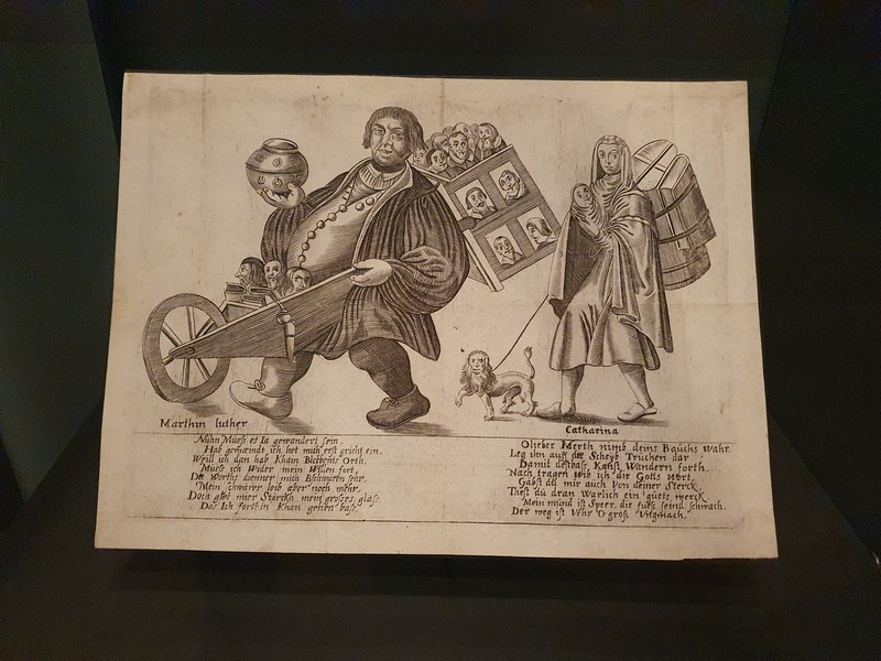 Gúnyrajz - Luther márton és feleségéről