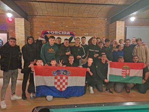 Horvát tanulói csoporttal